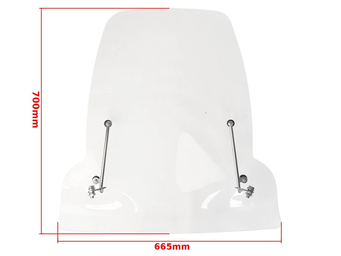 Szyba czołowa skuter-owiewka ym-712 mio | ROY23350 - zdjęcie 2