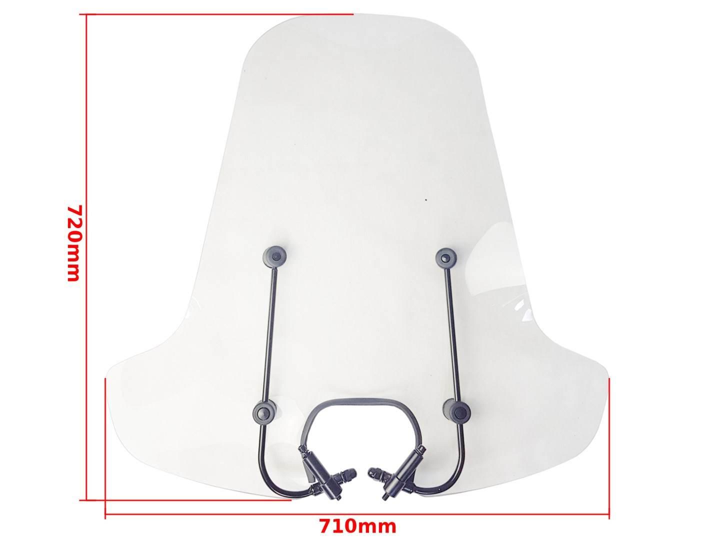 Szyba czołowa skuter-owiewka ym-713 piaggio zip - zdjęcie 2