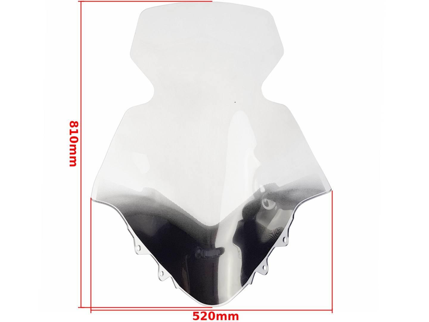 Szyba czołowa skuter-owiewka ym-720 honda pcx - zdjęcie 2