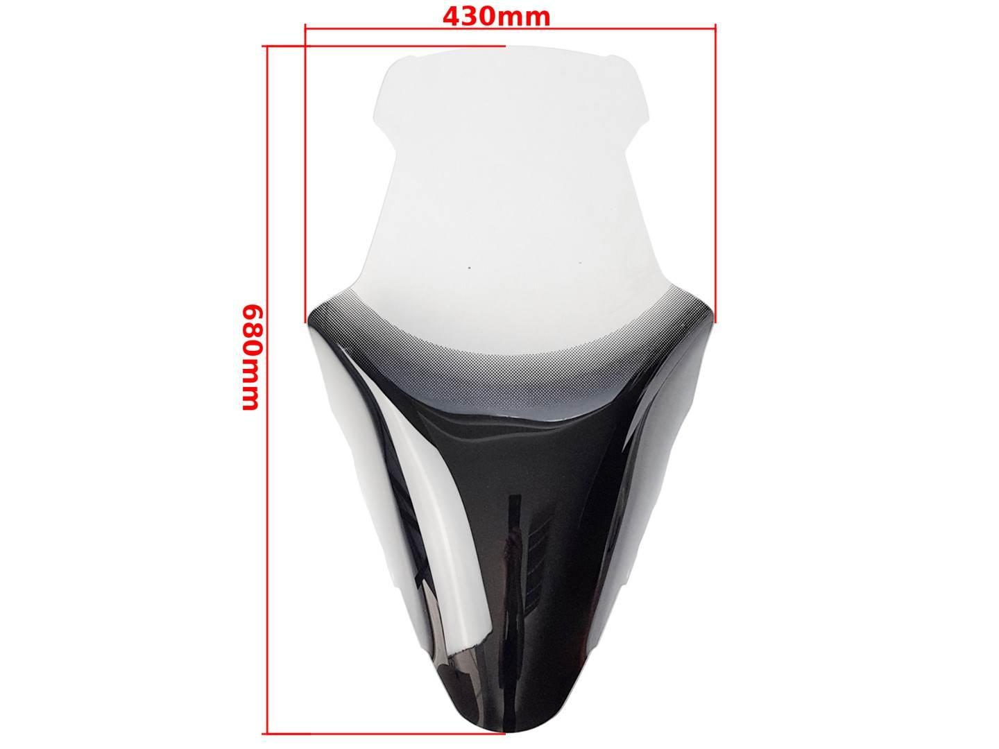 Szyba czołowa skuter-owiewka ym-726 honda pcx 125.