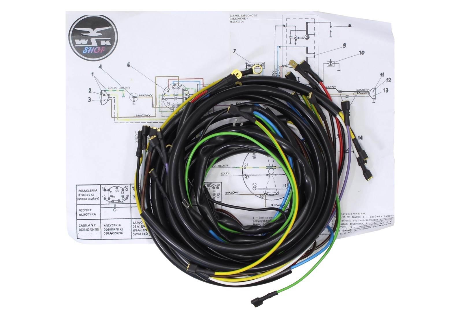 Instalacja elektryczna wsk m06b3 125 „bąk”