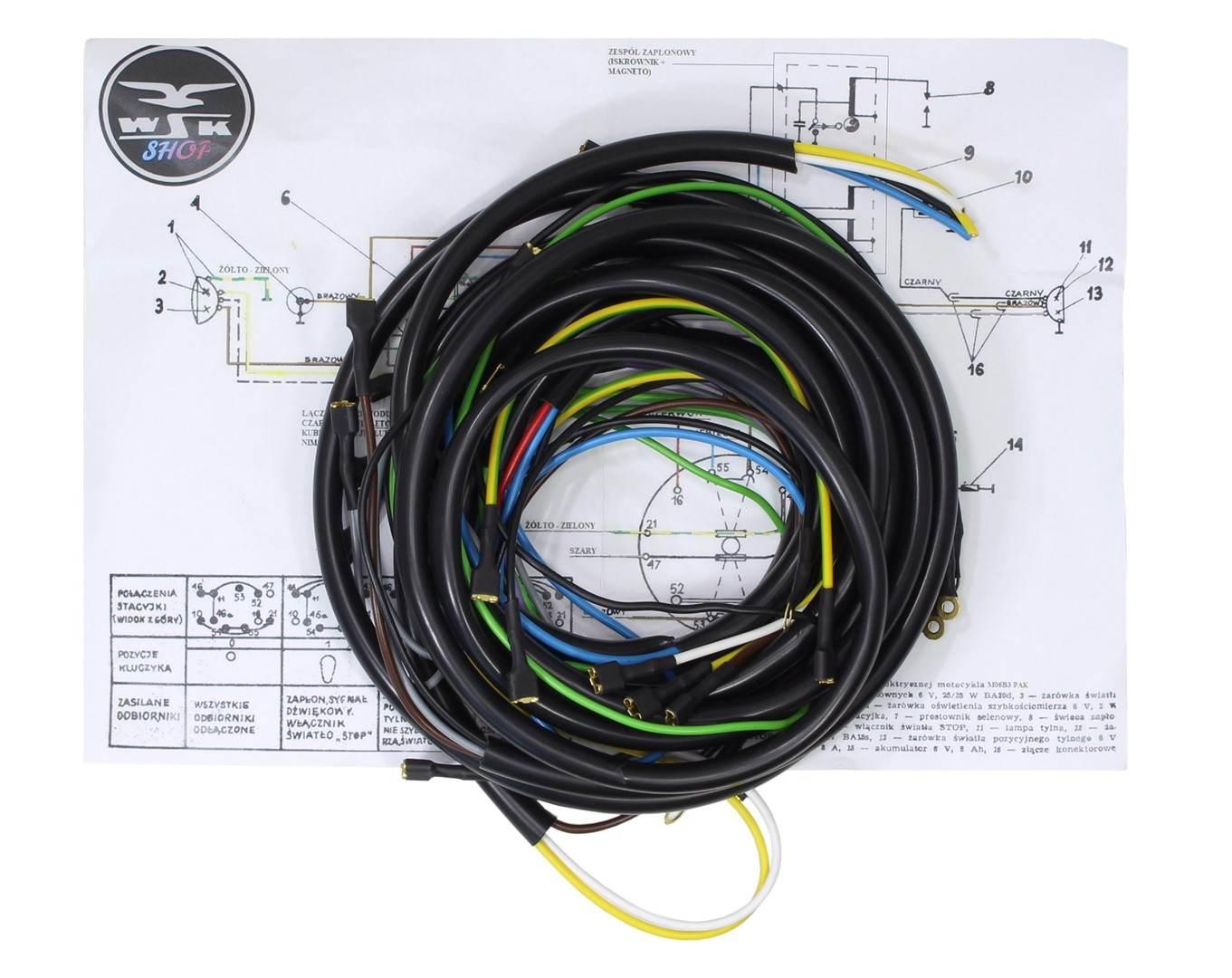 Instalacja elektryczna wsk m06b3 125 „lelek”
