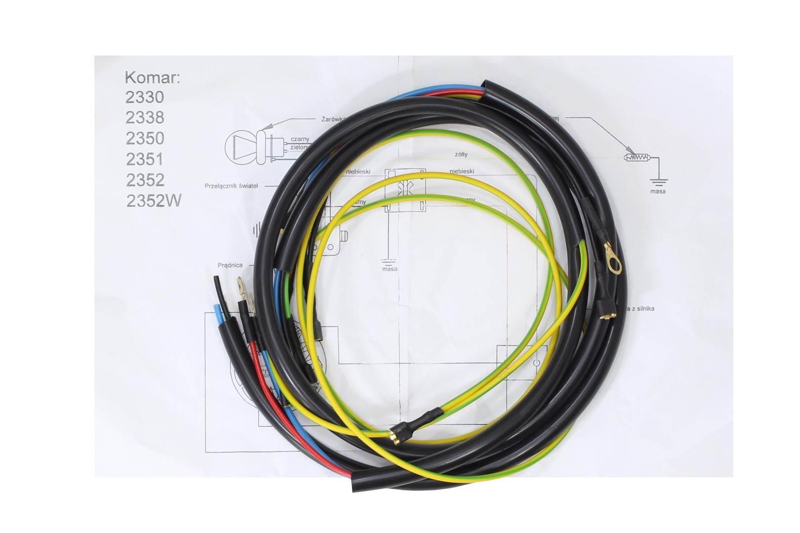 Instalacja elektryczna romet komar 2330 2338 2350 2351 2352w