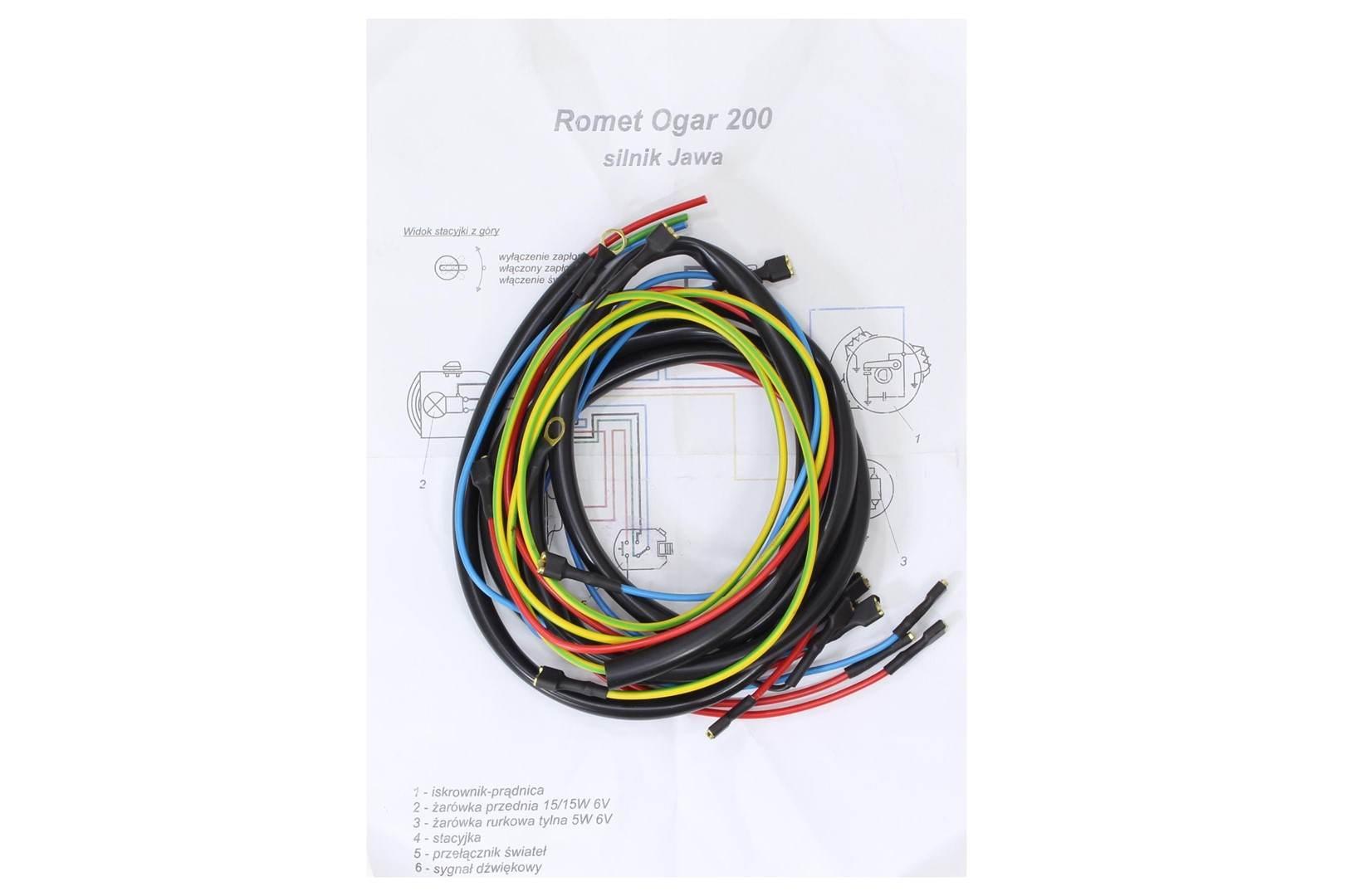 Instalacja elektryczna romet ogar 200 | ROY23919