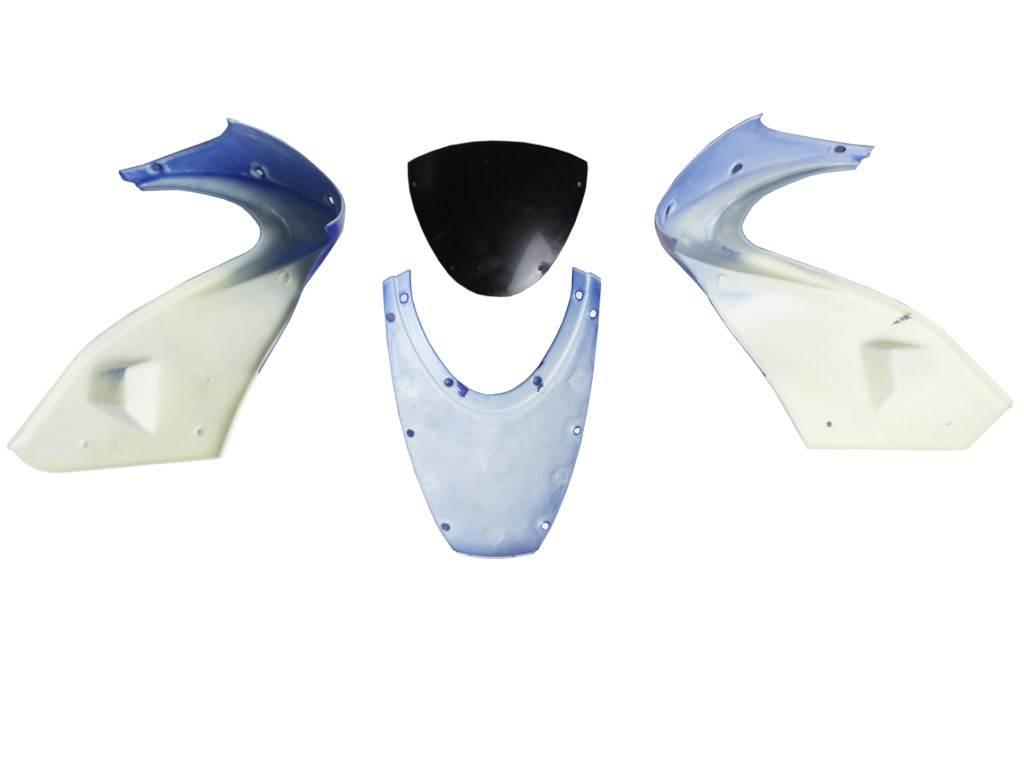 Plastik czasza przód pocket blue/white hb - zdjęcie 2