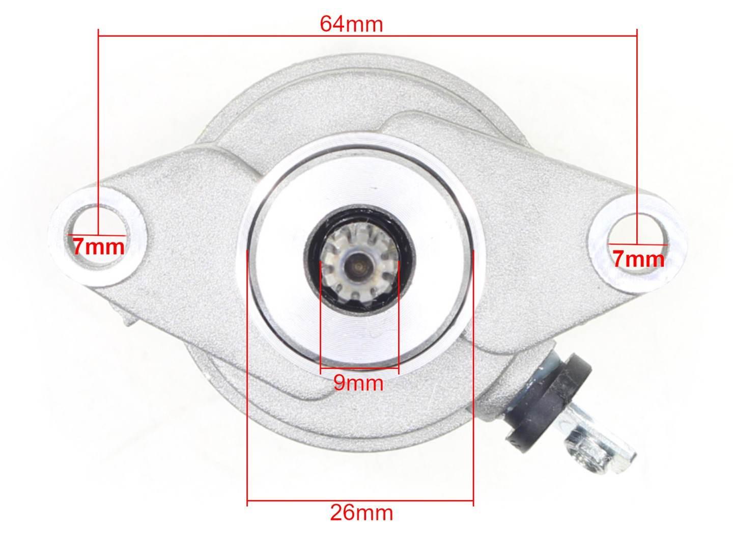 Rozrusznik aprilia-scarabeo mbk-booster/nitro/ovetto yamaha-aerox/bws/neos minarelli 100 9z jt - zdjęcie 4