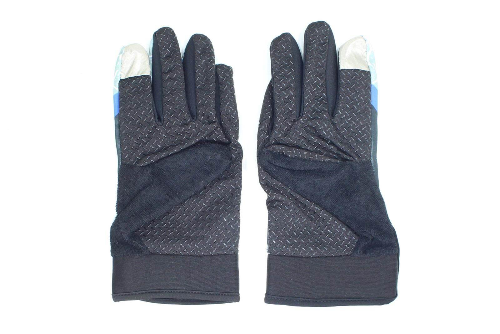 Rękawiczki yd outdoor niebiesko-szare | ROY26170 - zdjęcie 2