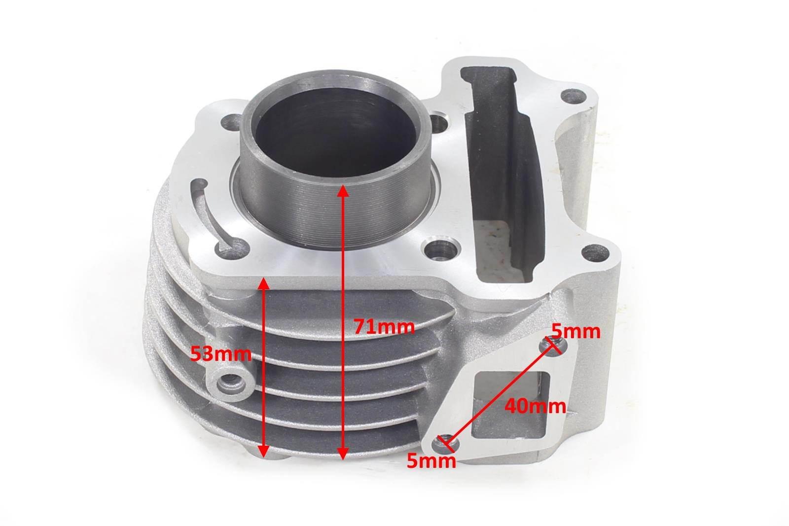 Cylinder kymco romet zipp gy6 50 39mm pin 13mm 4t sa pasuje do: kymco-agili - zdjęcie 2