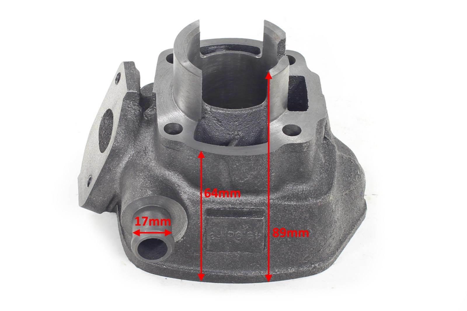 Cylinder yamaha aerox aprilia malaguti mbk 50 40mm lc pin 10mm 2t sa pasuje do: aprilia-area/gulliver/rally/sonic/sr benelli-491/k2 beta-ark/eikon italjet-dragster malaguti-f12/f15 mbk-yq yamaha-ns50/yq/aerox - zdjęcie 3