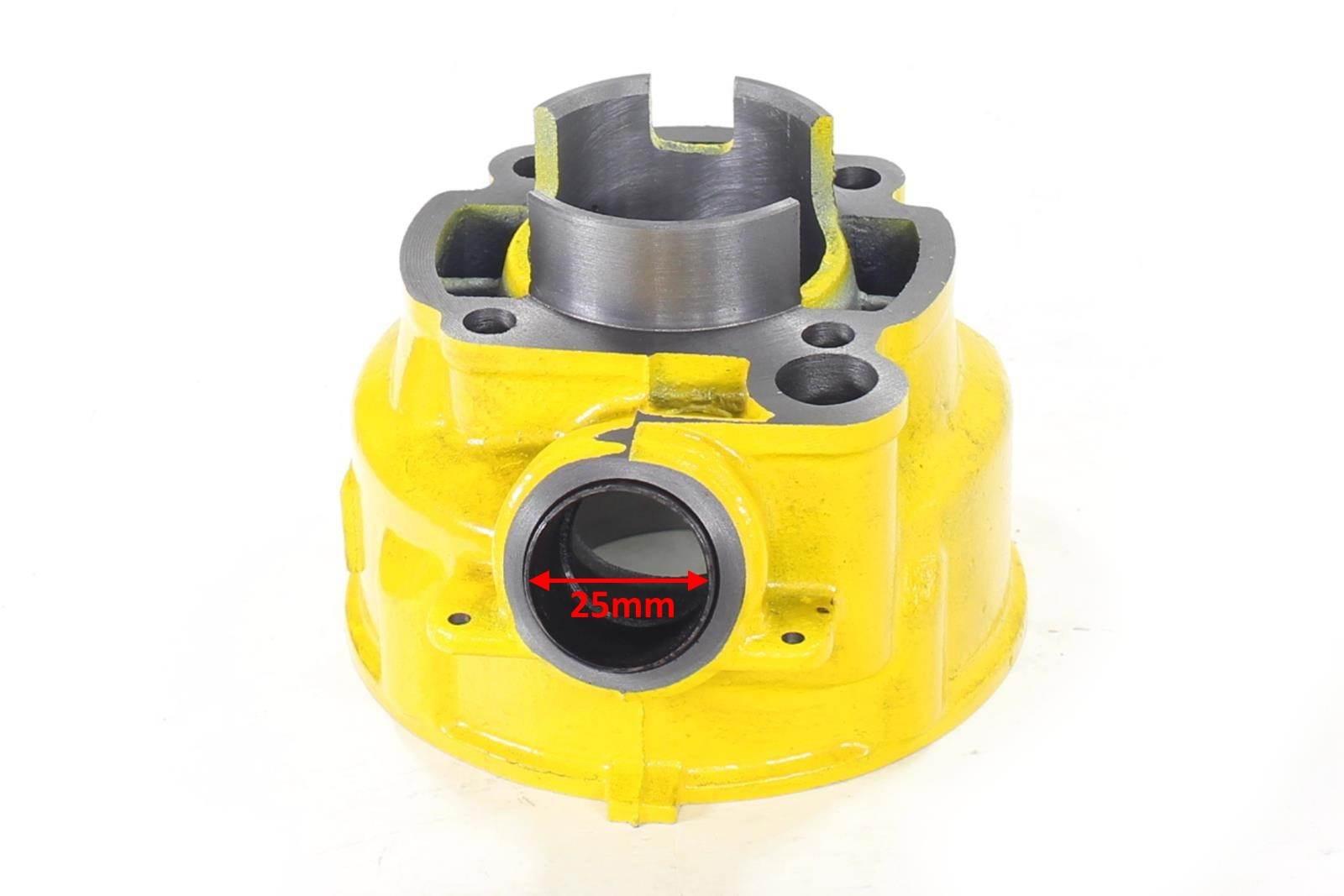 Cylinder z głowicą minarelli am6 70cc 47mm aprilia yellow kpl hw - zdjęcie 3