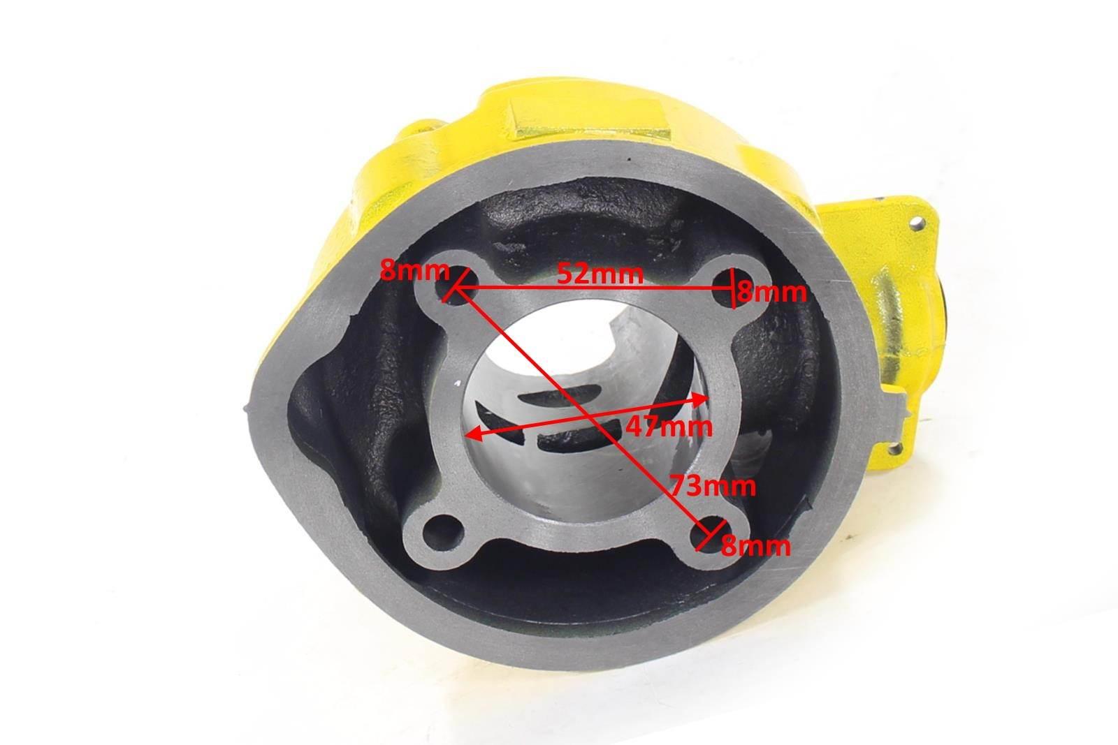 Cylinder z głowicą minarelli am6 70cc 47mm aprilia yellow kpl hw - zdjęcie 5