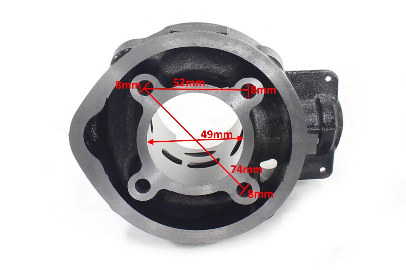 Cylinder z głowicą minarelli am6 90cc 49mm kpl hw - zdjęcie 4