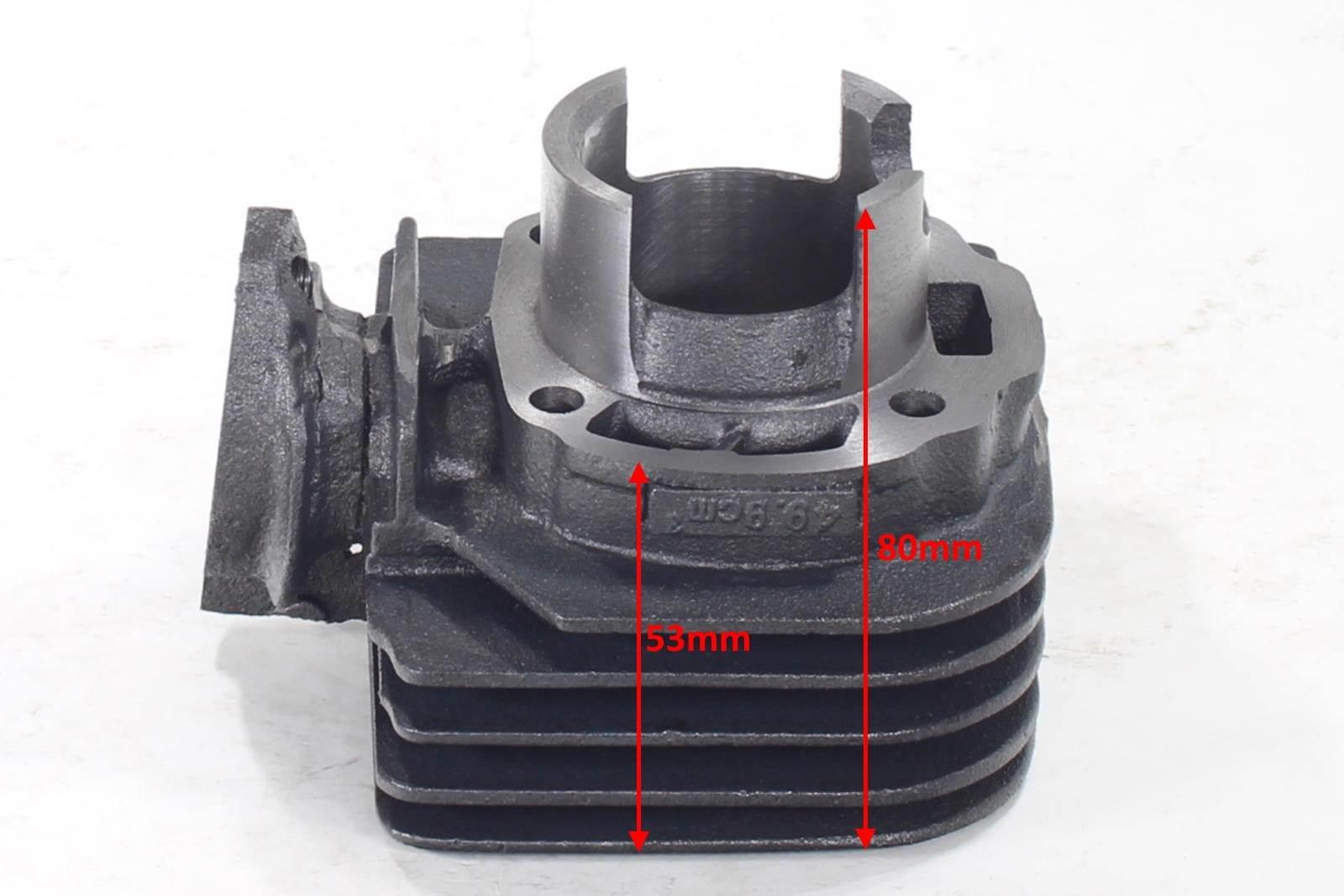 Cylinder suzuki ad 50cc 41mm kompletny hw pasuje do: aprilia habana atala/rizzato italjet malaguti pegasus corona tgb/winking - zdjęcie 2