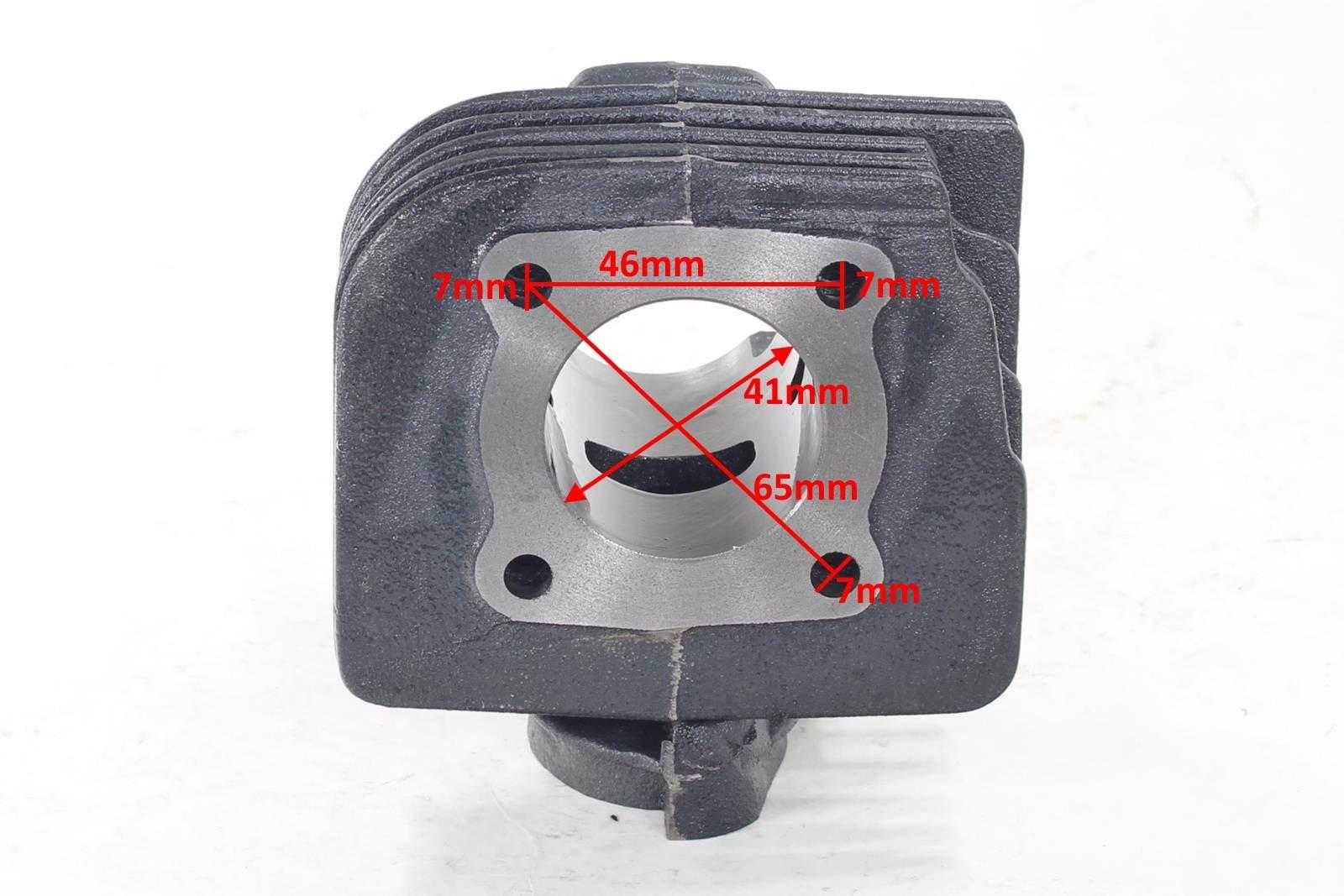 Cylinder suzuki ad 50cc 41mm kompletny hw pasuje do: aprilia habana atala/rizzato italjet malaguti pegasus corona tgb/winking - zdjęcie 5