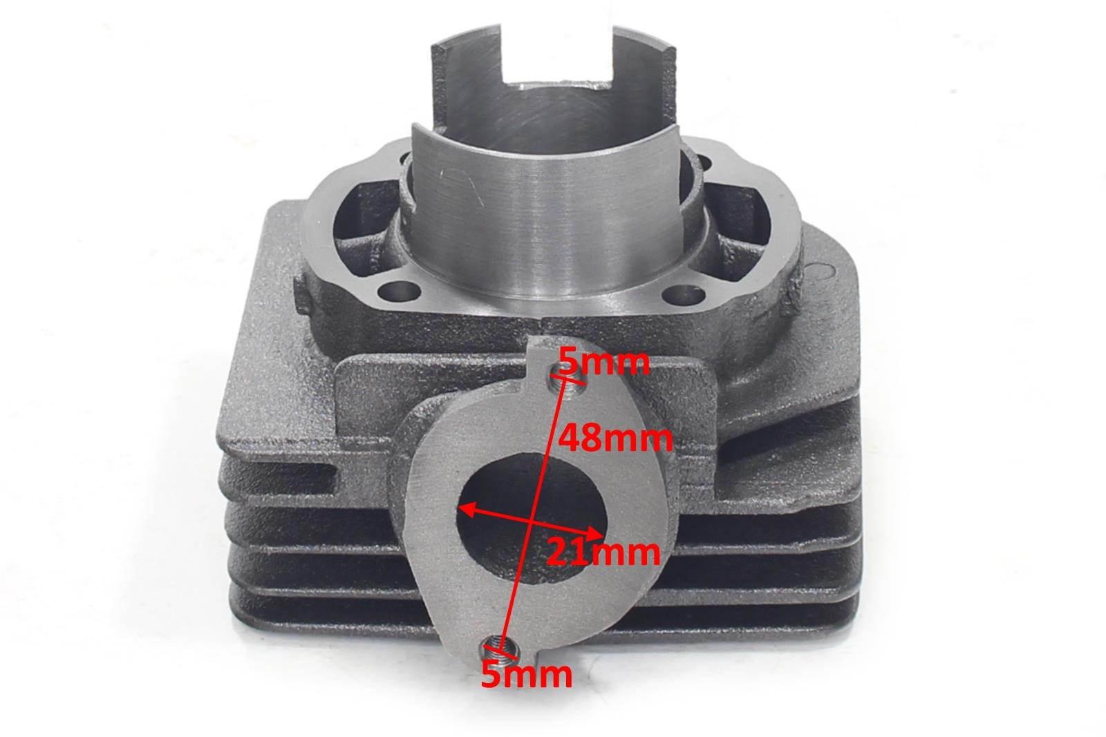 Cylinder suzuki ad 70cc 47mm kompletny hw pasuje do: aprilia habana atala/rizzato italjet malaguti pegasus corona tgb/winking - zdjęcie 2