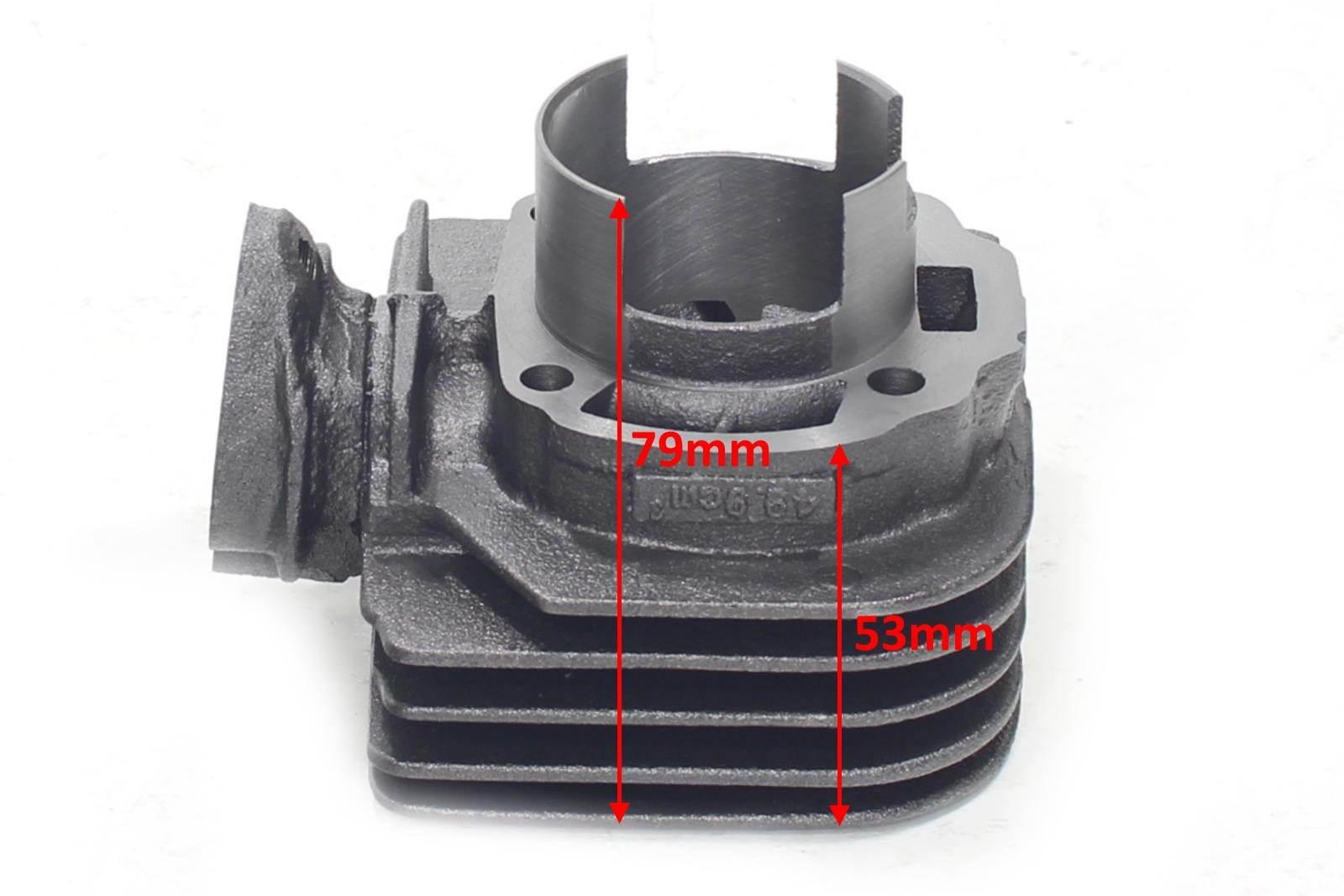 Cylinder suzuki ad 70cc 47mm kompletny hw pasuje do: aprilia habana atala/rizzato italjet malaguti pegasus corona tgb/winking - zdjęcie 4