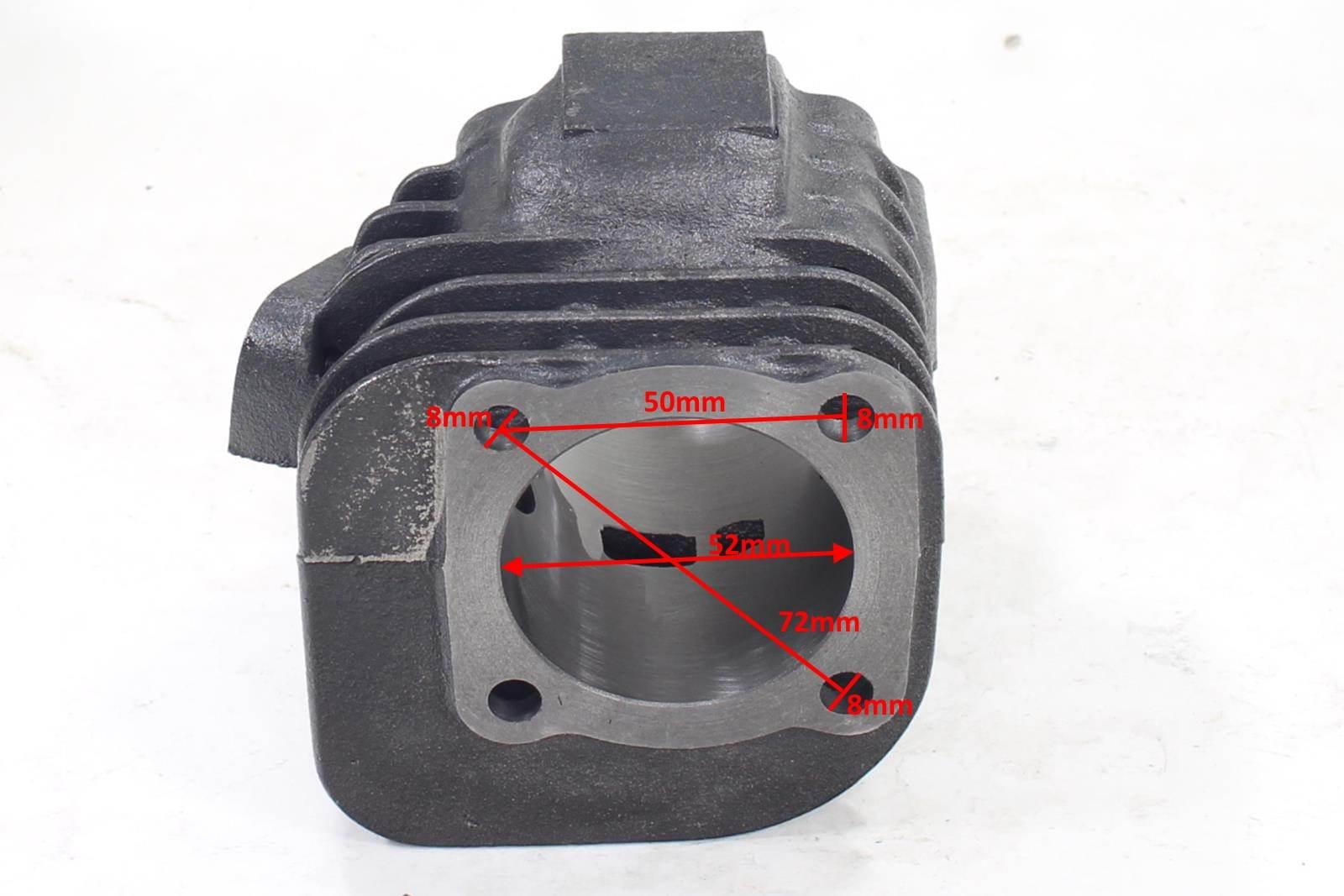 Cylinder zipp axis 100cc 52mm yamaha kompletny hw - zdjęcie 4