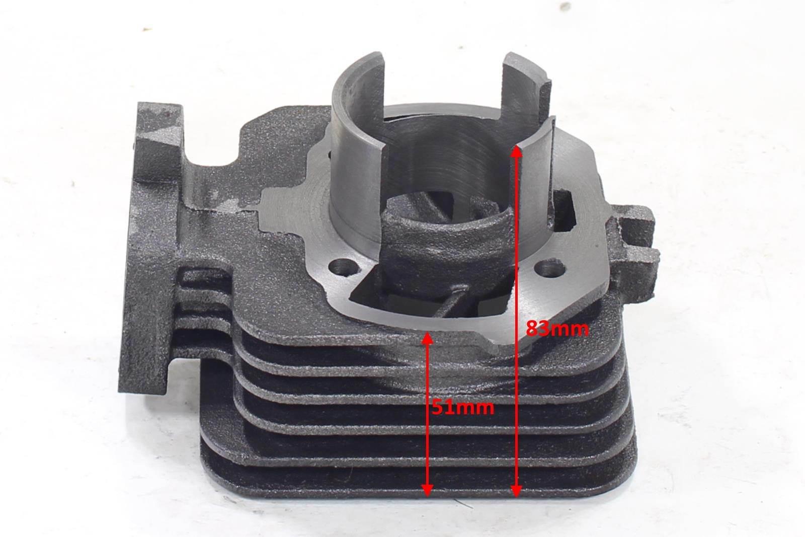 Cylinder peugeot ludix 70cc ac 47mm kompletny hw - zdjęcie 3