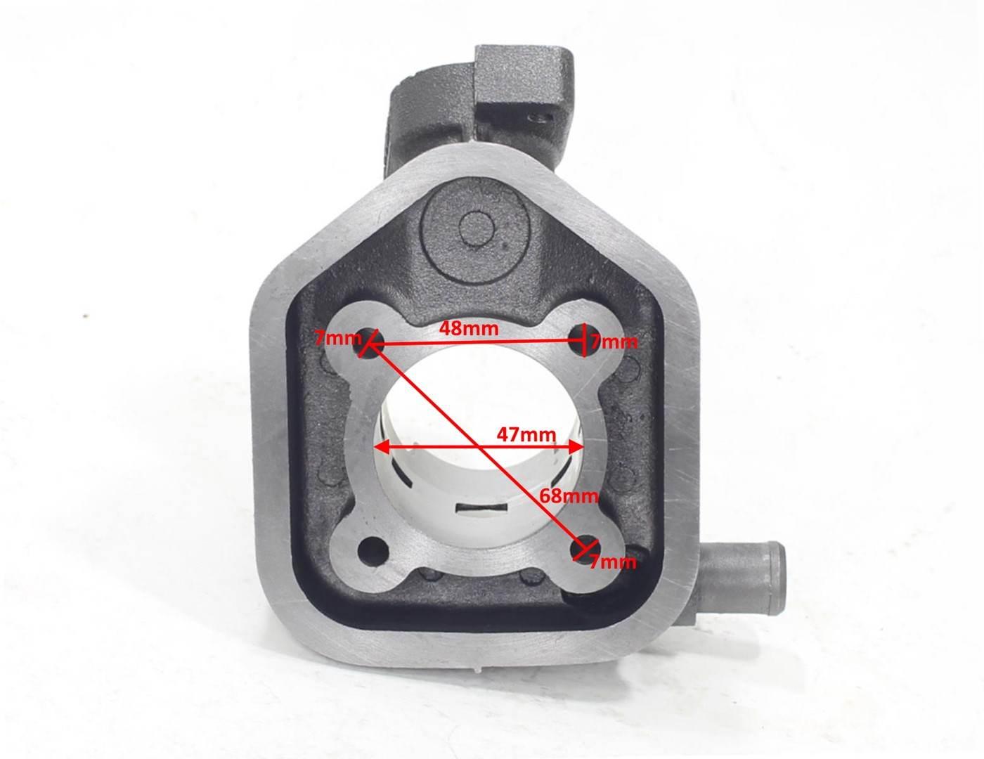 Cylinder peugeot speedfight 70cc 47mm kompletny lc hw - zdjęcie 4