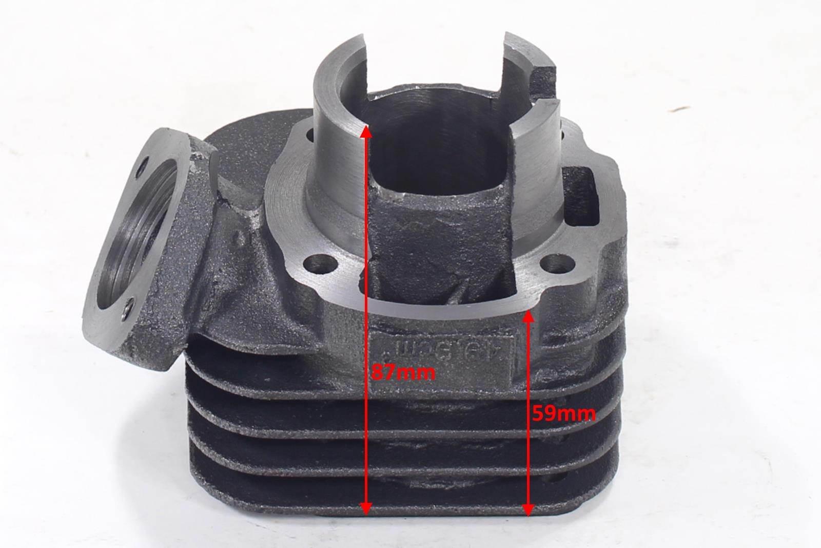 Cylinder kymco zx 50cc 40mm 2t kompletny hw - zdjęcie 3