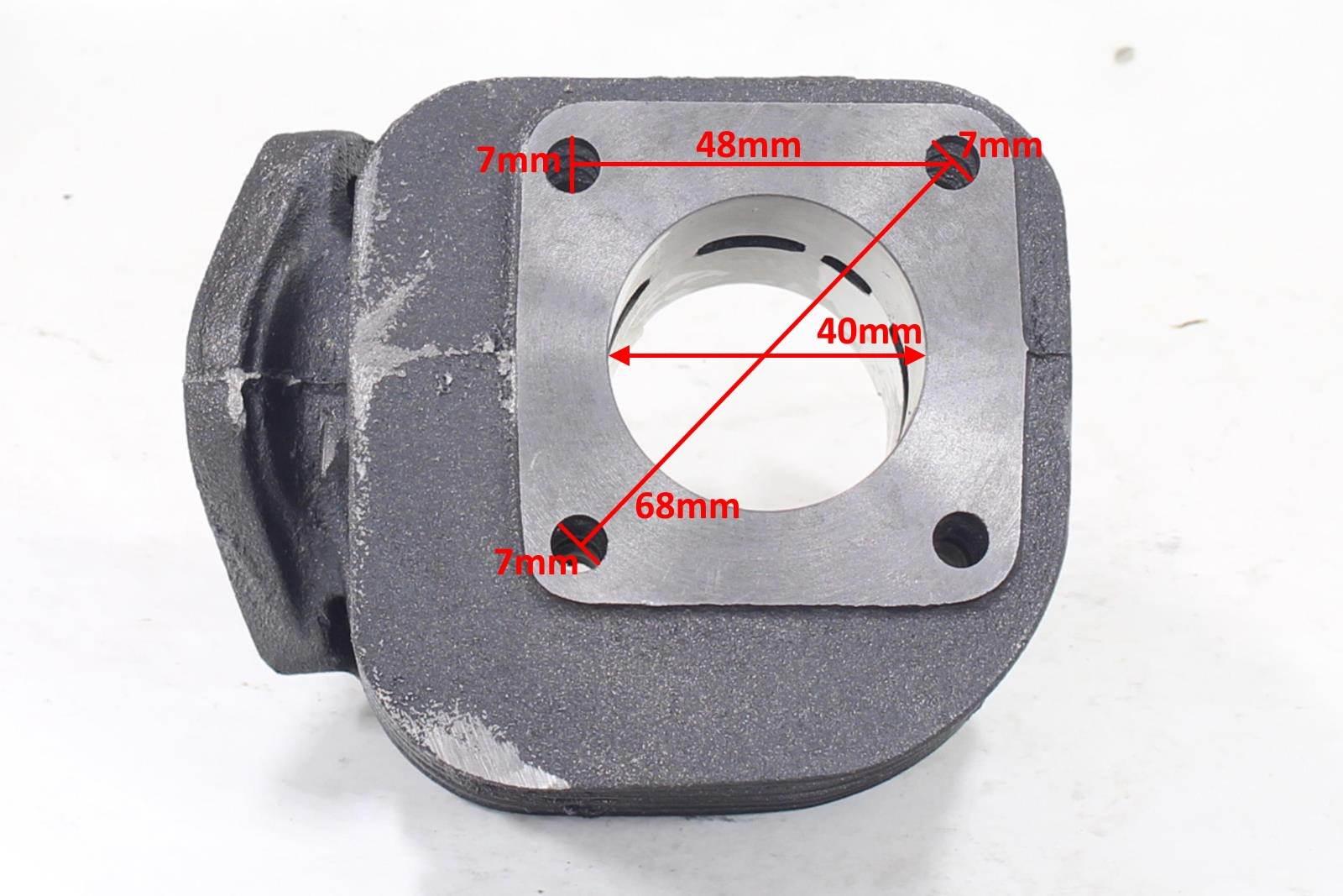 Cylinder kymco zx 50cc 40mm 2t kompletny hw - zdjęcie 4