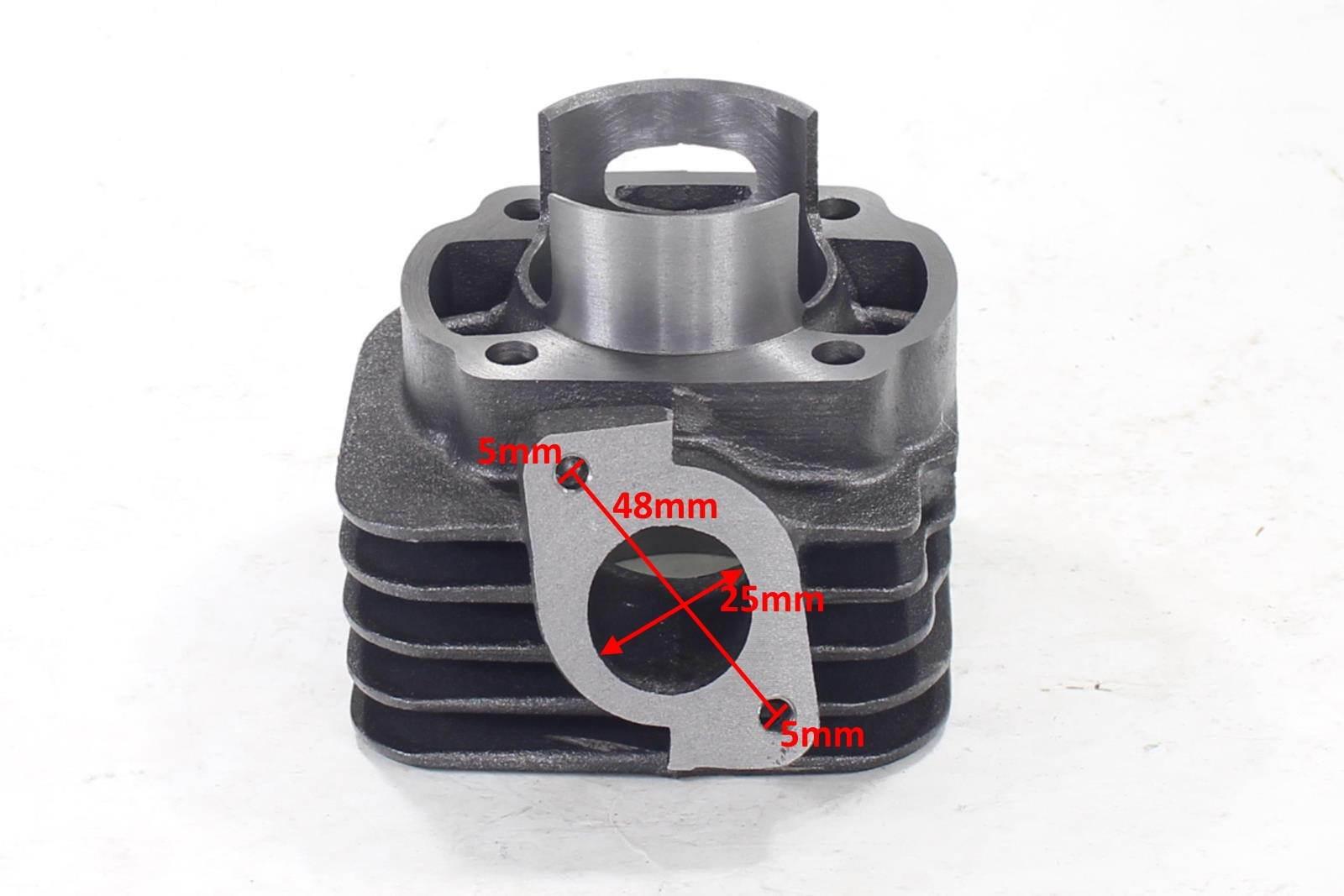 Cylinder z głowicą yamaha jog 70ccm 47mm pin 10mm kompletny hw - zdjęcie 4