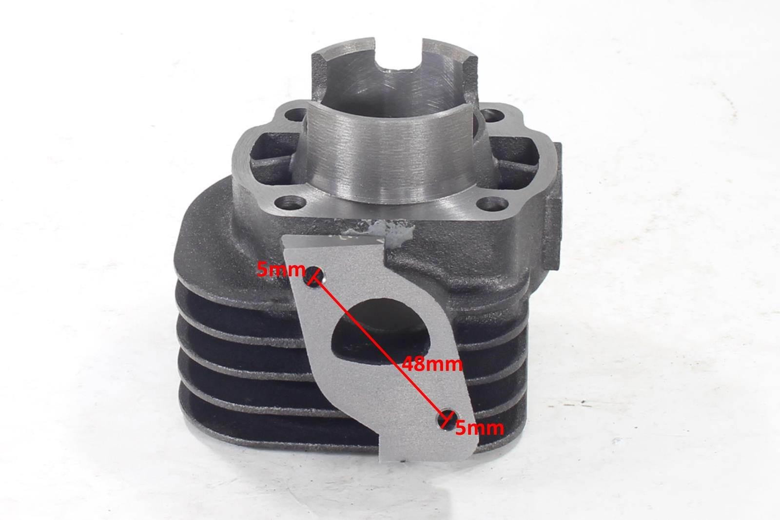 Cylinder z głowicą yamaha jog 60ccm 44mm kpl hw - zdjęcie 2