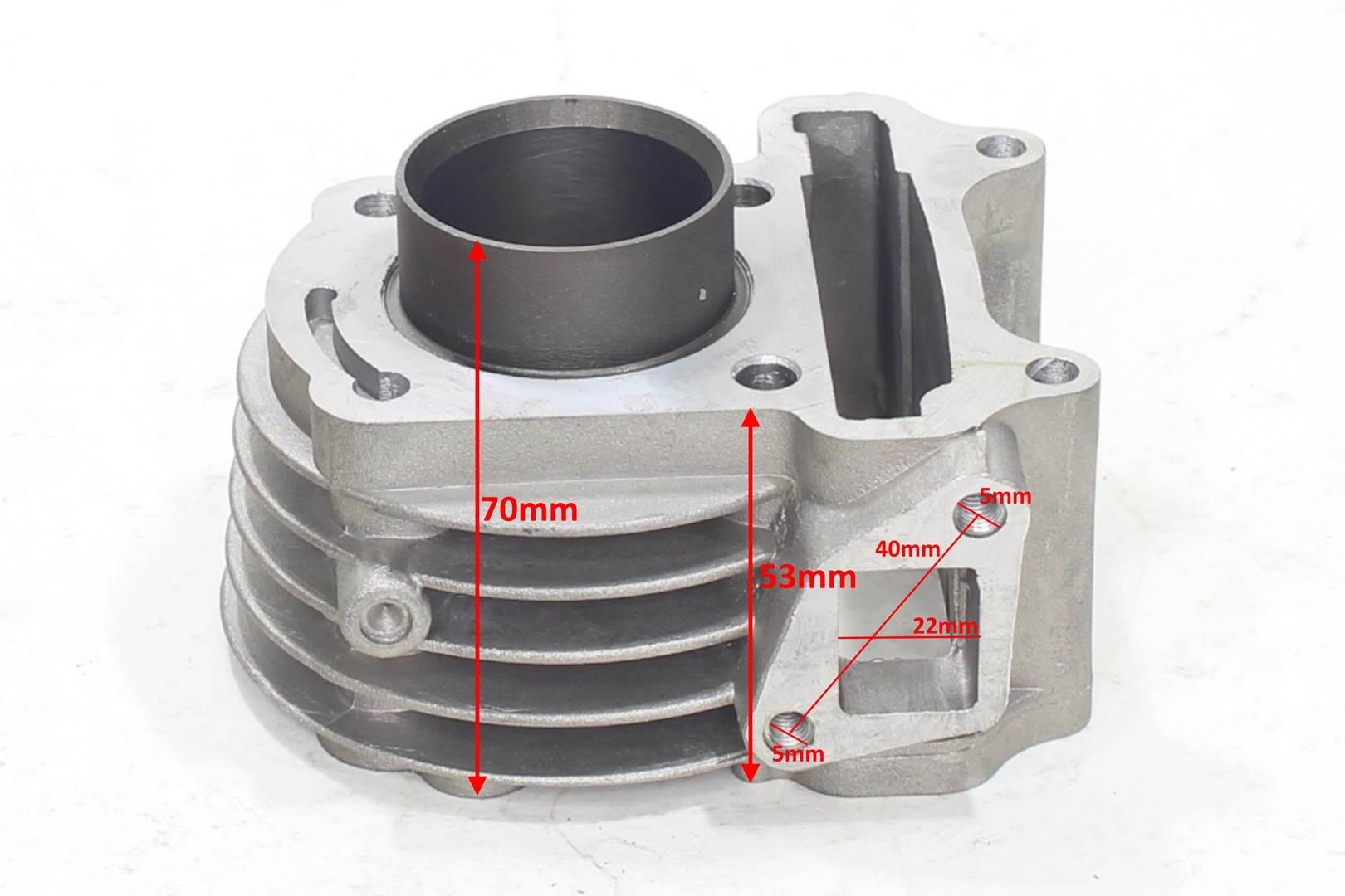Cylinder gy6-50 50ccm 39mm kompletny hw | ROY26475 - zdjęcie 2