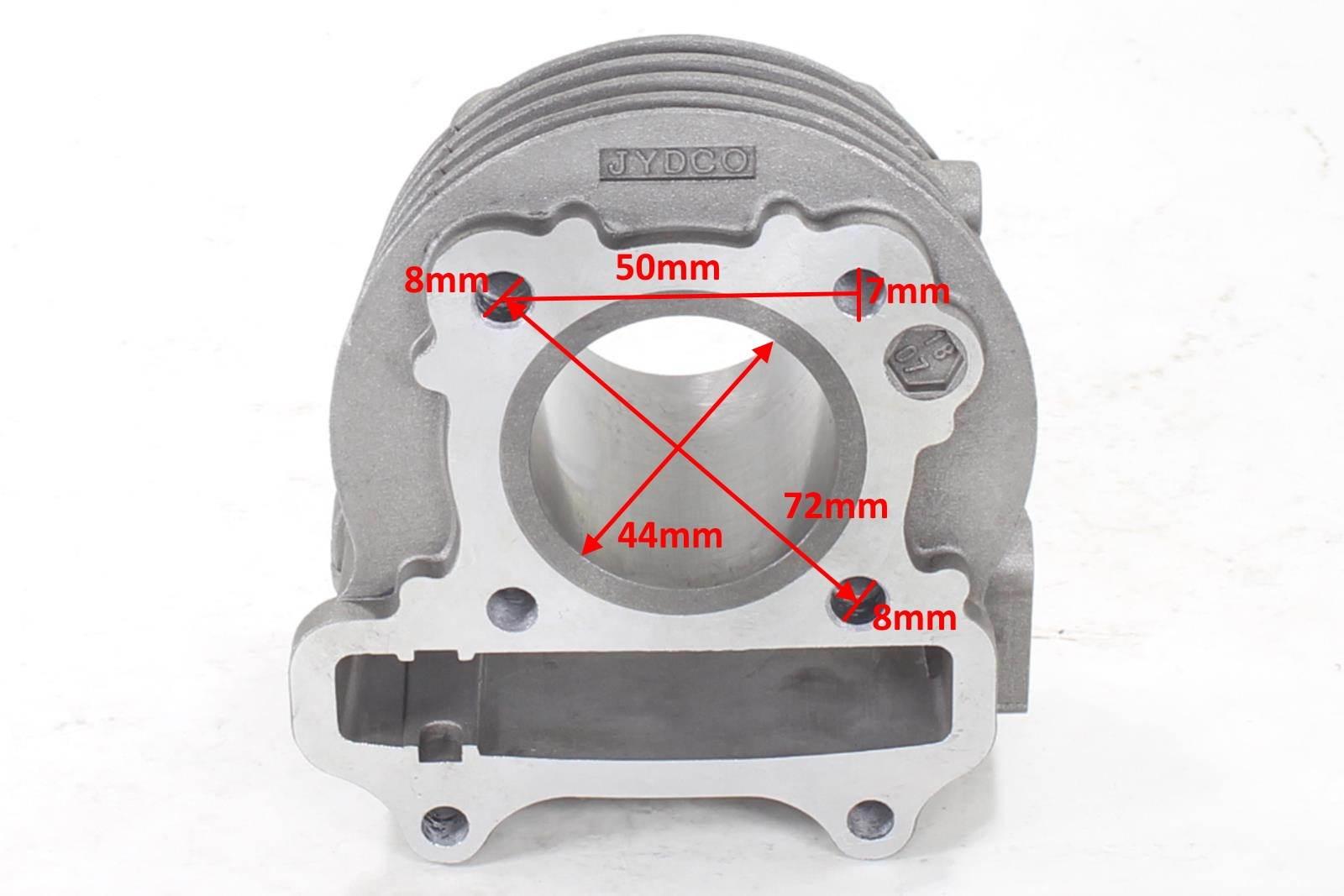 Cylinder gy6-60 60ccm 44mm kompletny hw | ROY26476 - zdjęcie 4