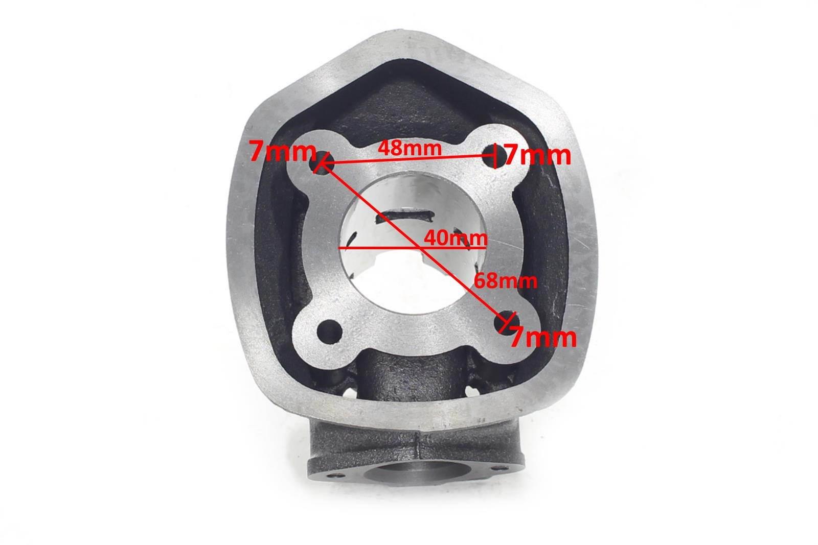 Cylinder piaggio nrg 50 40mm kompletny lc 5-gen hw pasuje: aprilia sr gilera runner piaggio quartz - zdjęcie 4