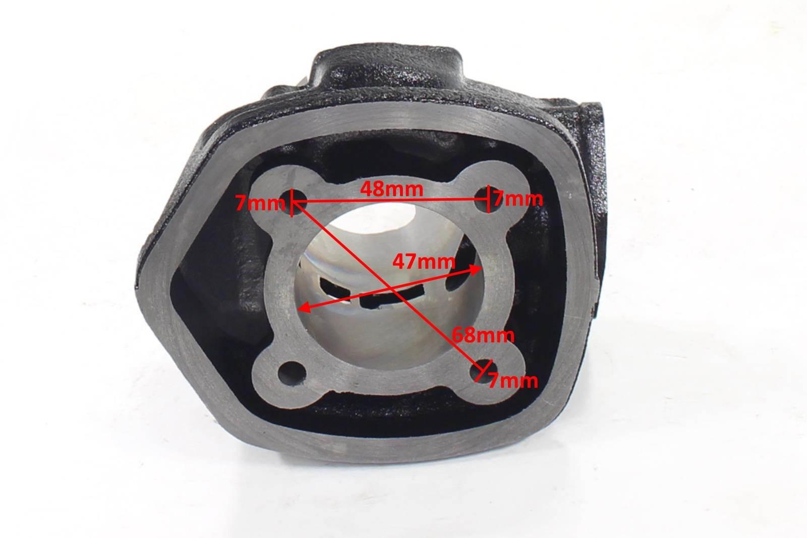 Cylinder z głowicą piaggio nrg 70ccm 47mm 5-gen kpl - zdjęcie 4