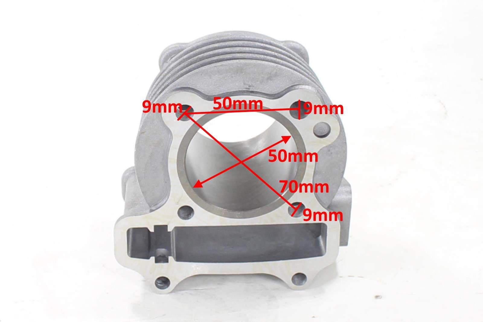 Cylinder gy6-100ccm kompletny z głowicą hw - zdjęcie 3