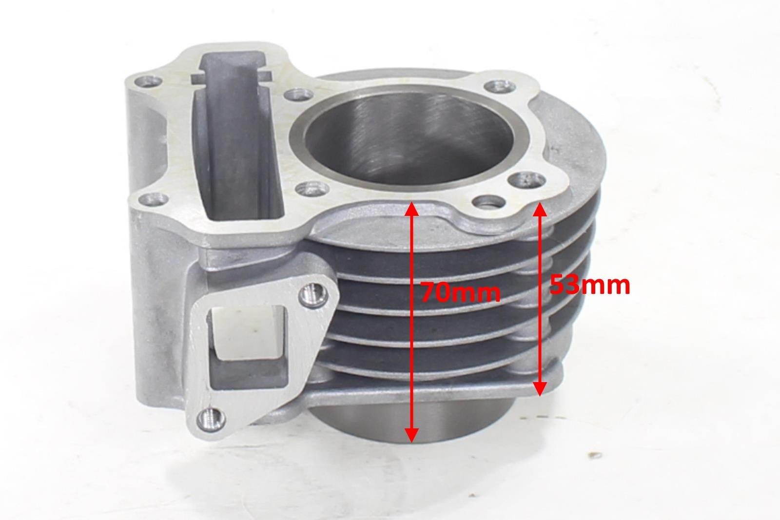Cylinder gy6-100ccm kompletny z głowicą hw - zdjęcie 4