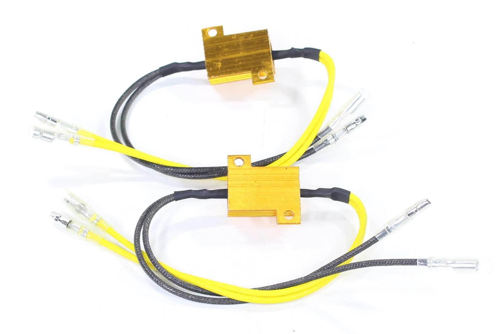 Rezystory oporniki do kierunkowskazów lamp led 25w 10 ohm 12v oxf-90654 kplOx - zdjęcie 2