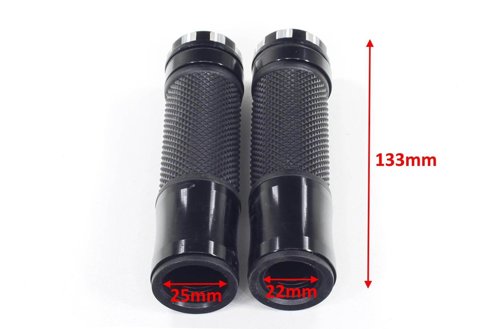 Manetki kierownicy uniwersalne czarne 22/25mm oxf-227 ox - zdjęcie 3