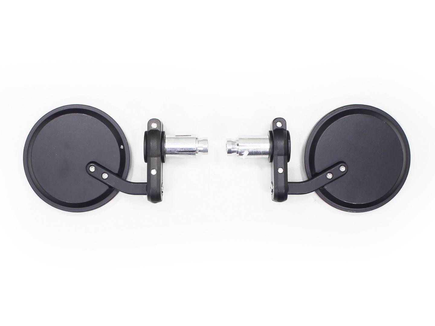 Lusterka motocyklowe czarne mocowane w kierownicę 18mm oxf-623 kpl.ox - zdjęcie 3