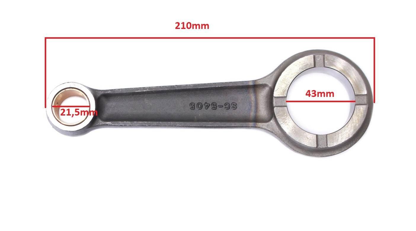 Korbowód junak m07 m10 350 33,55mm duells di - zdjęcie 2