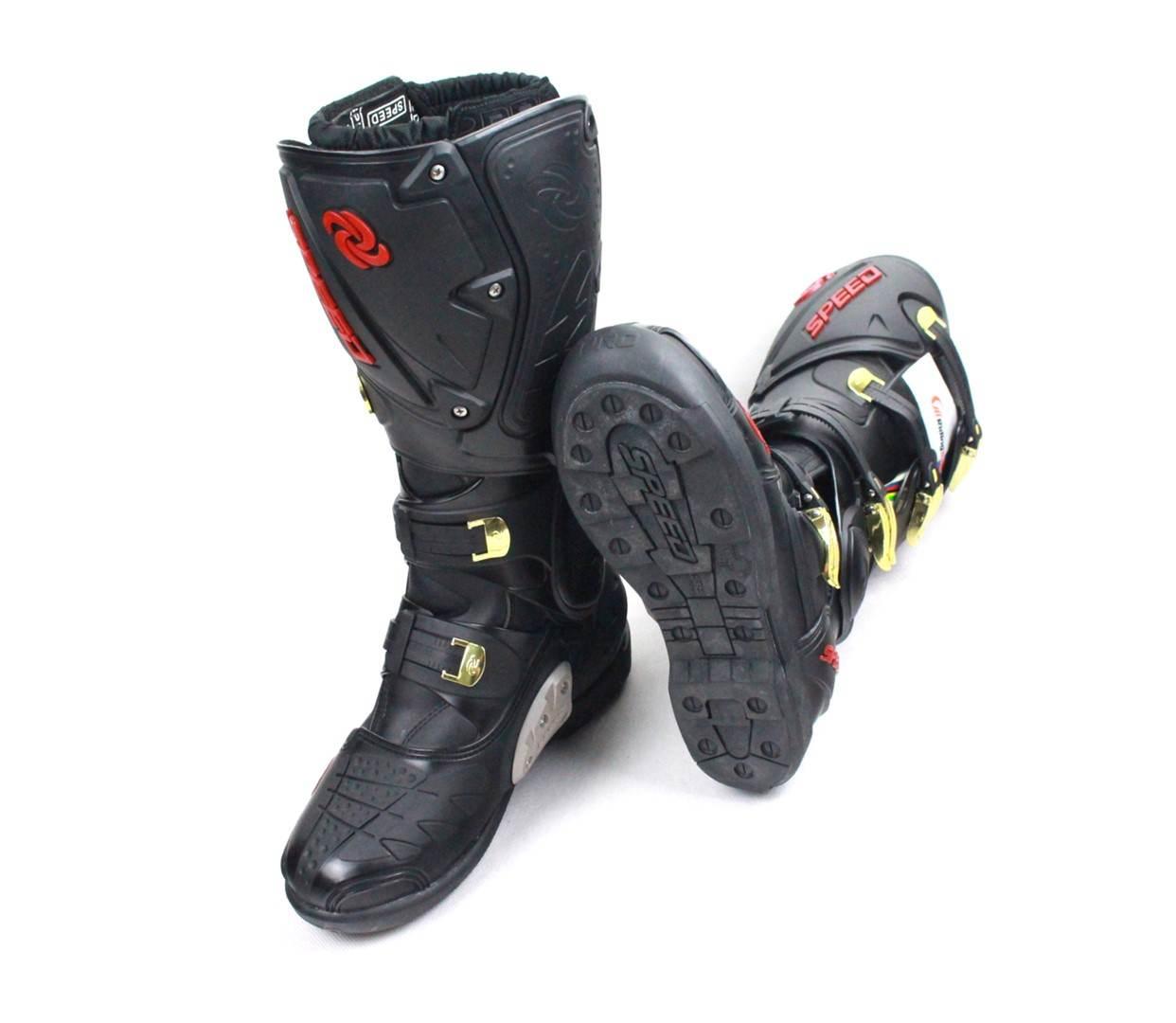 Buty motocyklowe długie b1004 rozmiar 42 - zdjęcie 4