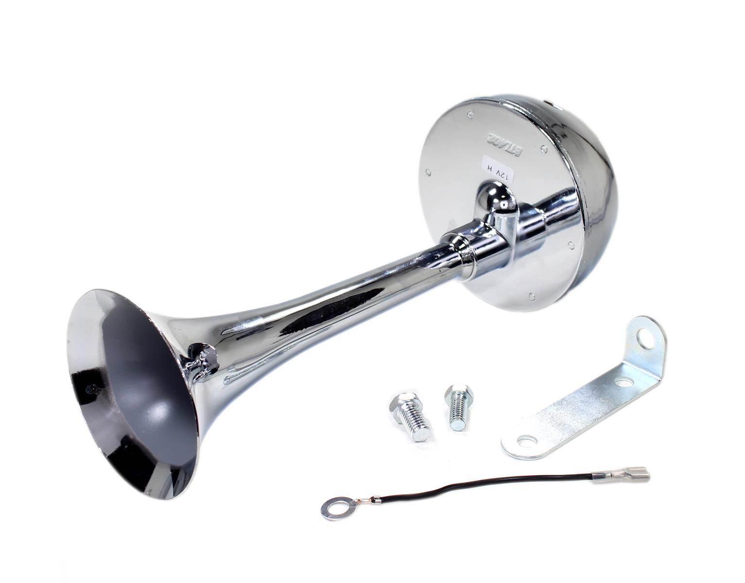 Sygnał dźwiękowy klakson 12v 2x4a 105db chrom