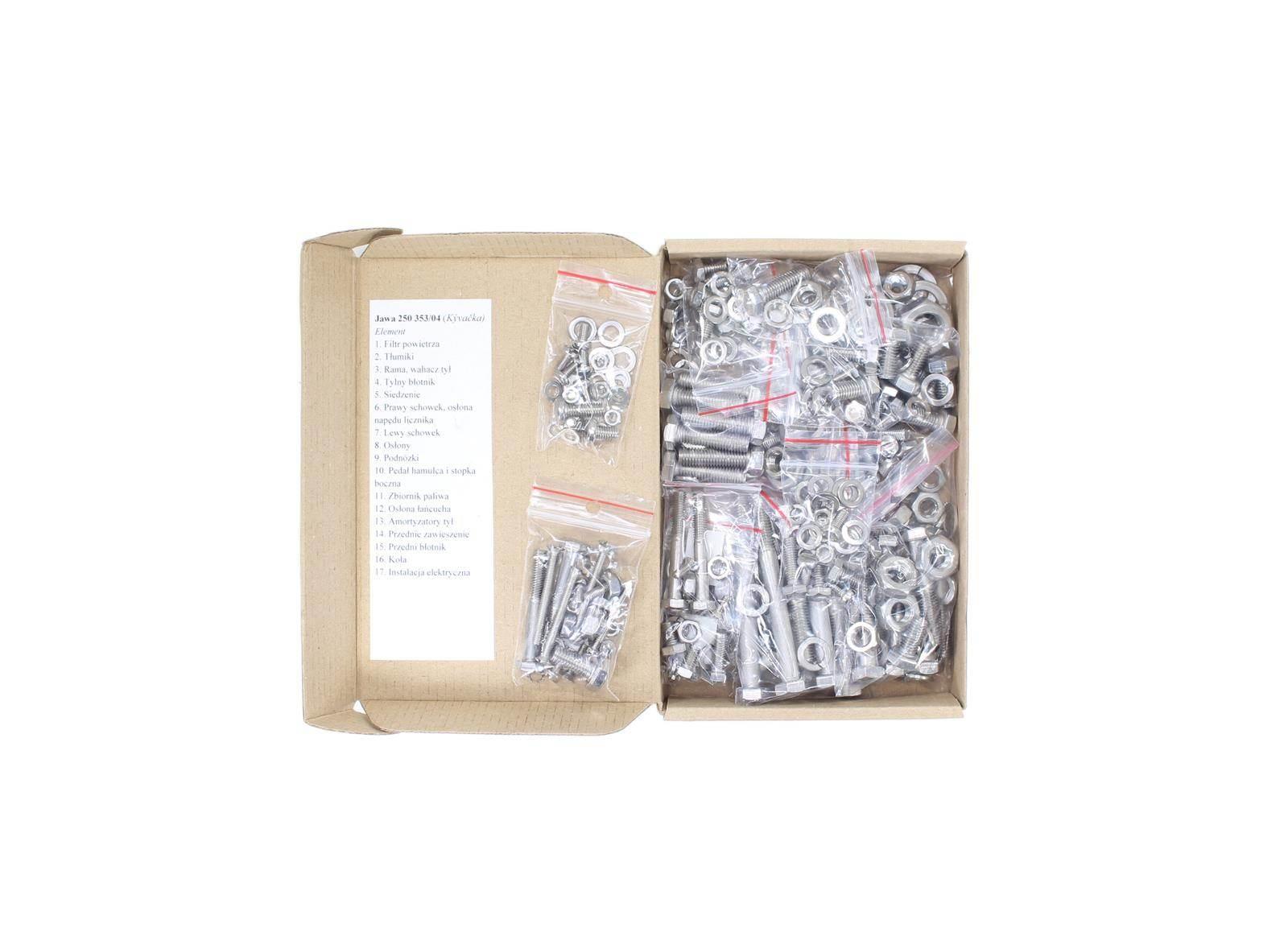 Śruby jawa 250 typ 353/04 kyvacka stal nierdzewna ti