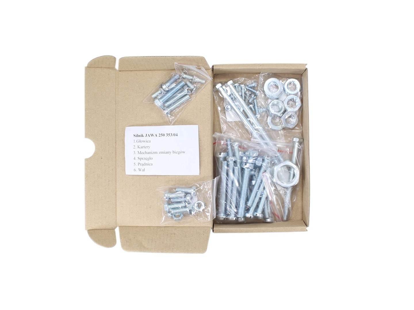 Śruby silnika jawa 250 typ 353 kyvacka ocynk ti