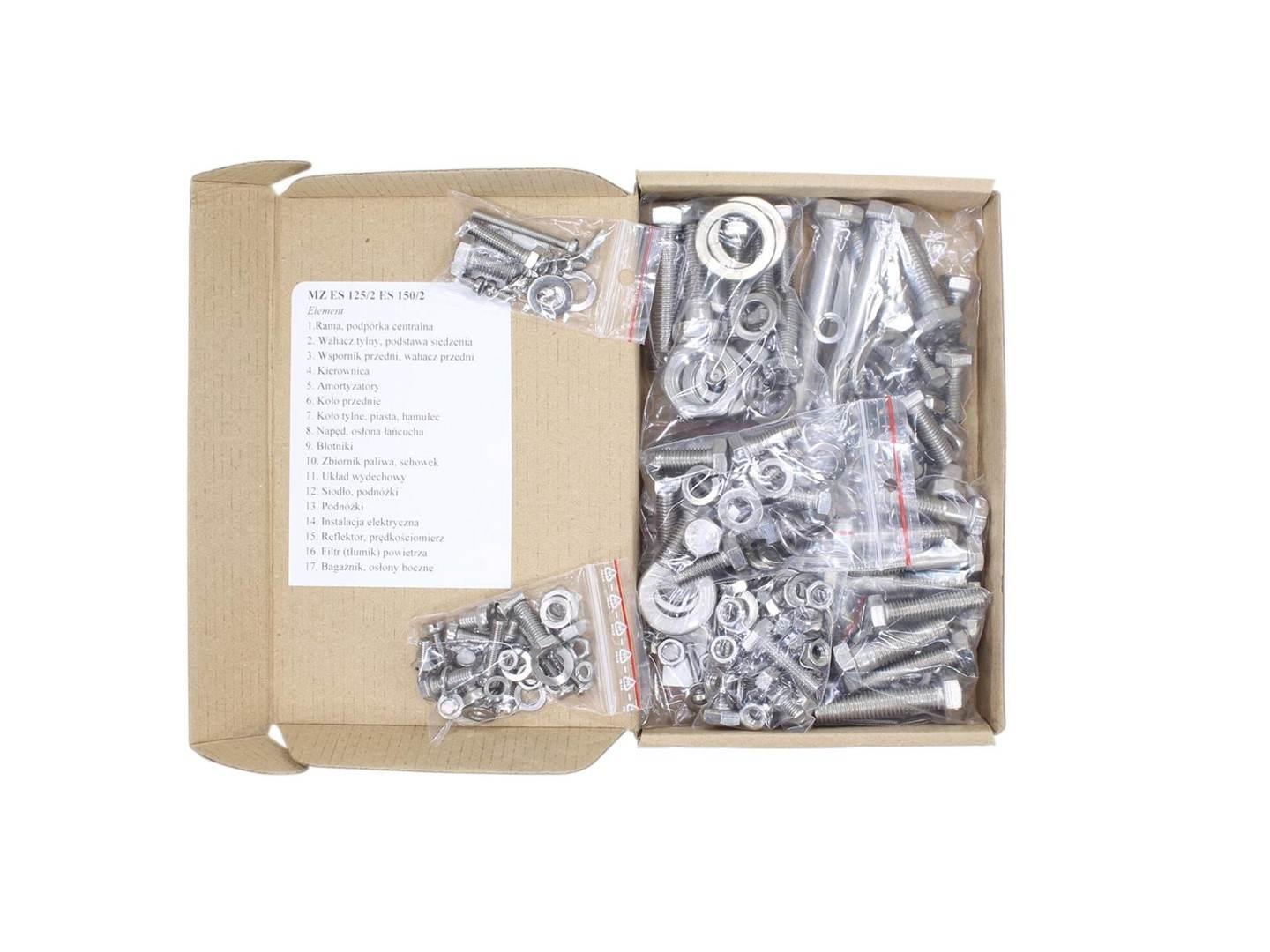 Śruby mz es125/2 es150/2 trophy stal nierdzewna ti