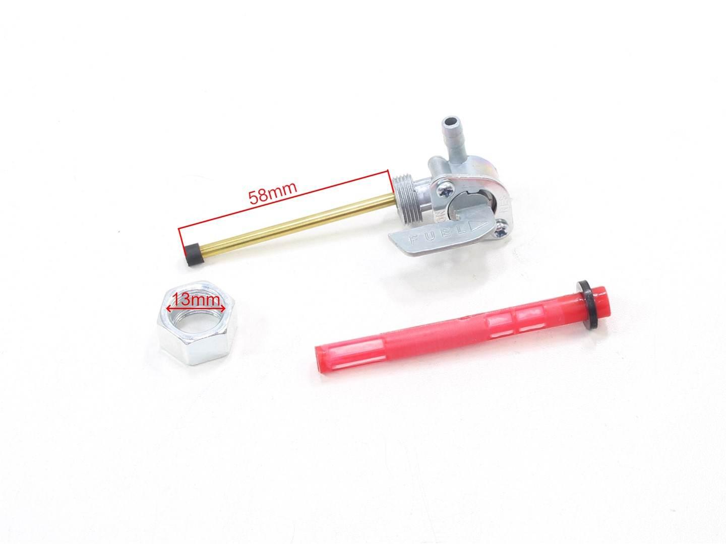 Kranik paliwa motorower street 13mm lewy gwint hb - zdjęcie 3