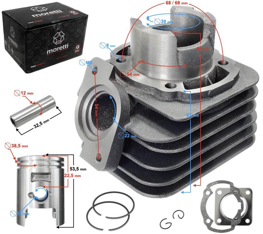 Cylinder skuter 2t 50cc dio | CIGSKC0502TAPOPMOR000DI1 - zdjęcie 2