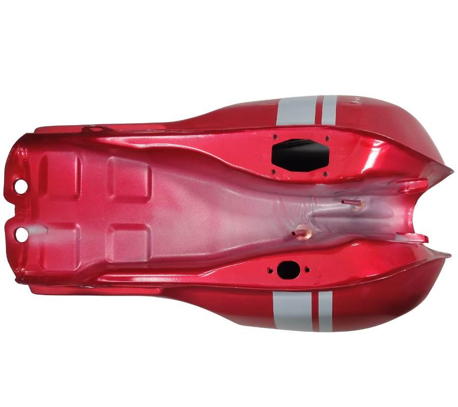Zbiornik paliwa bak bordowy wersja 2 cafe racer 50 - zdjęcie 2