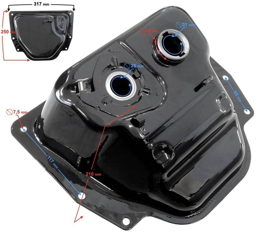 Zbiornik paliwa bak active 50cc euro 5 | ZPAGEM060