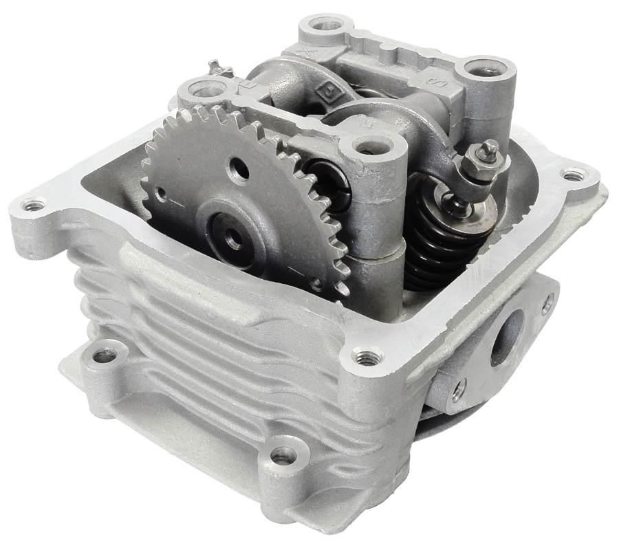 Cylinder i głowica skuter 4t 80cc 139qmb krótkie zawory - zdjęcie 5