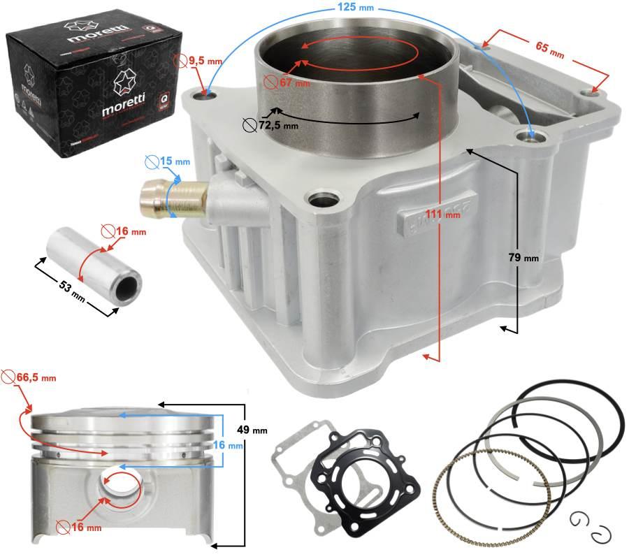 Cylinder chłodzony cieczą cg250 | CIGMAR087 - zdjęcie 6