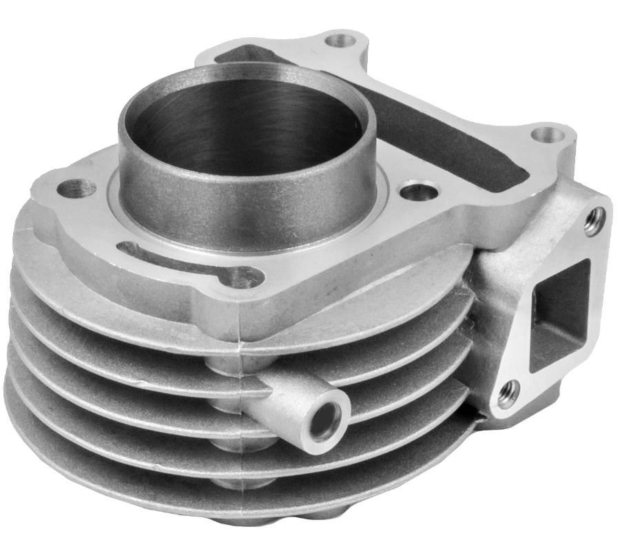 Cylinder i głowica skuter 4t 80cc 139qmb bez klawiatury zaworów długie zawory - zdjęcie 6