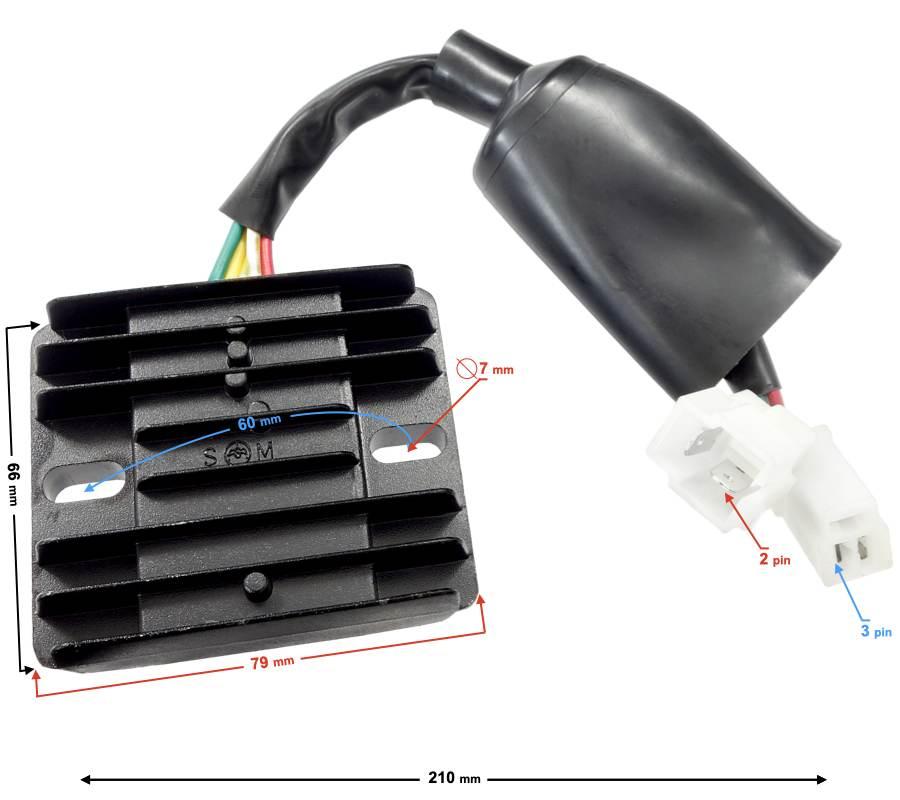 Regulator napięcia voge 125r | REGVOG052 - zdjęcie 2